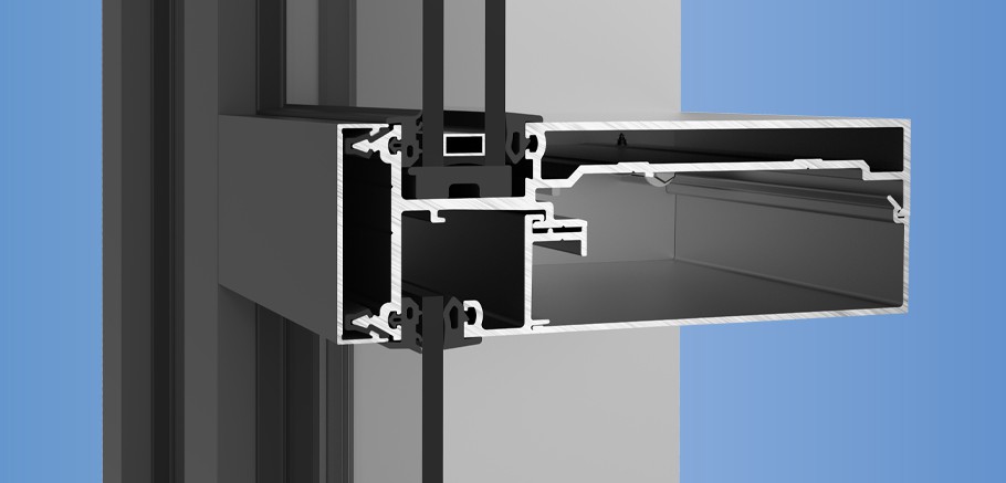 YCW 750 IG - Inside Glazed Curtain Wall System