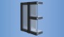 YCW 750 OGP - Thermally Broken, Outside Glazed Curtain Wall with Polyamide Pressure Plates thumb