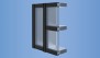 YCW 752 OGP - Outside Glazed Pressure Wall System with Polyamide Pressure Plates thumb