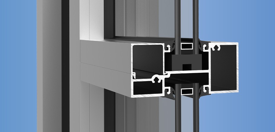 YES 45 FI - Center Set, Flush Glazed Storefront System with Insulating Glass