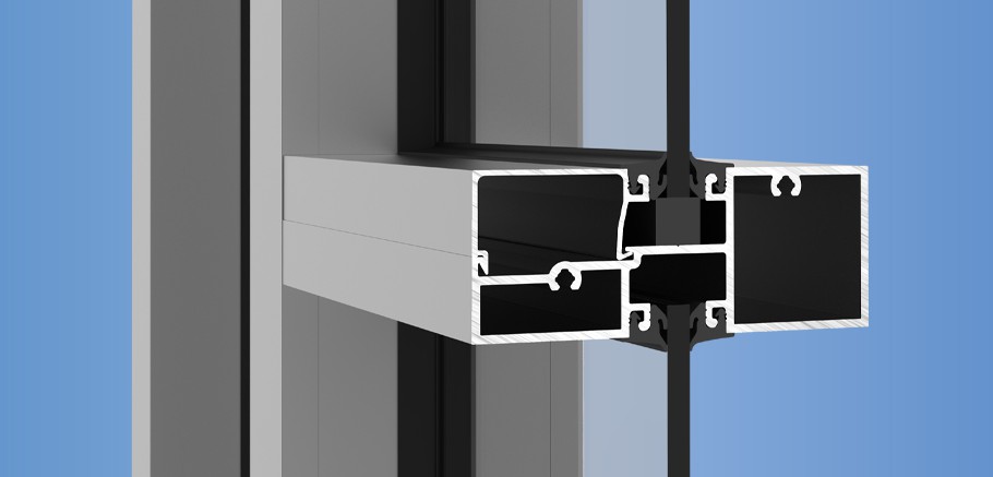 YES 45 FS - Center Set, Flush Glazed Storefront System with Monolithic Glass