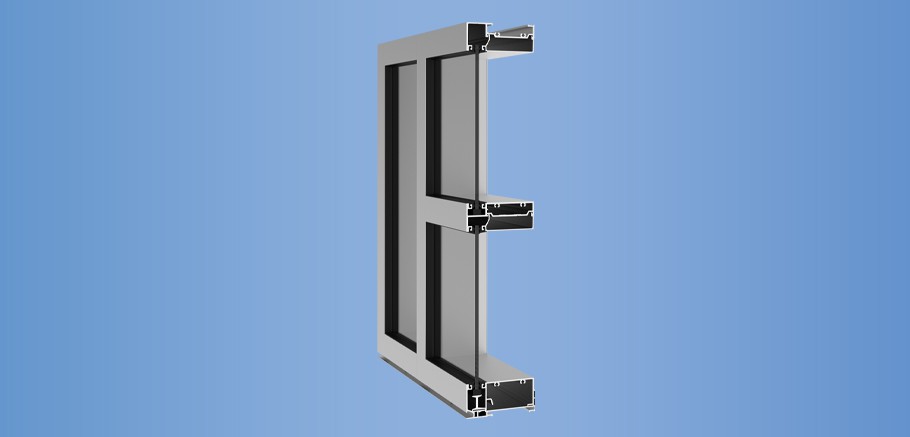 YWW 45 FS - High Performance, Flush Glazed Window Wall System