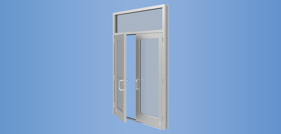 Model 35H - Impact Resistant and Blast Mitigating Medium Stile Entrance