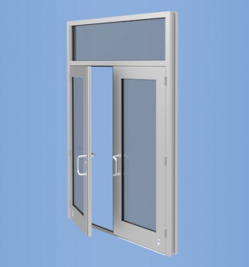 Model 50H - Impact Resistant and Blast Mitigating Wide Stile Entrance