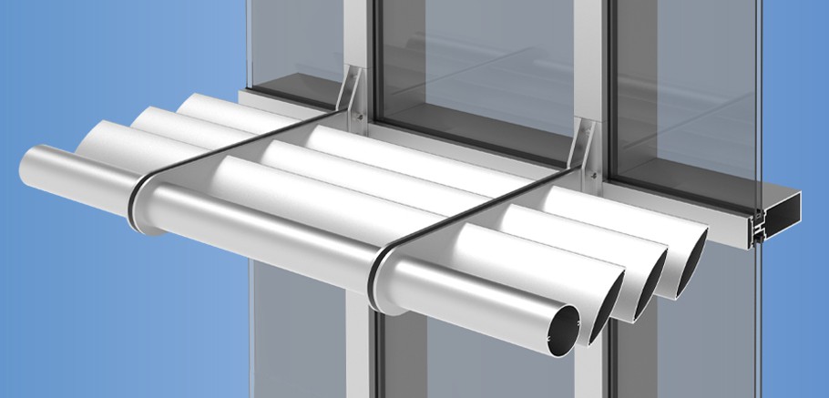 ThermaShade® Sun Control System for Curtain Walls and Storefronts