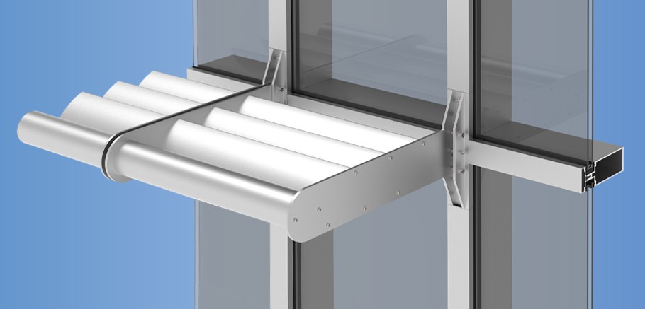 ThermaShade® Sun Control System for Curtain Walls and Storefronts