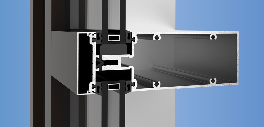 YCW 750 SplineTech® - Outside Glazed, Screw Spline Curtain Wall System