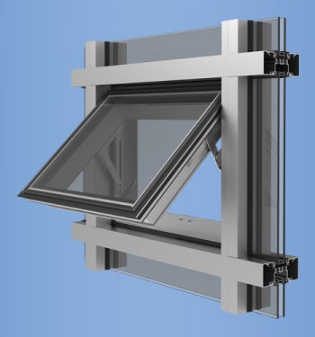 YES SSG TUH VENT - Thermally Broken, Impact Resistant Vent Window for Storefront and Curtain Wall