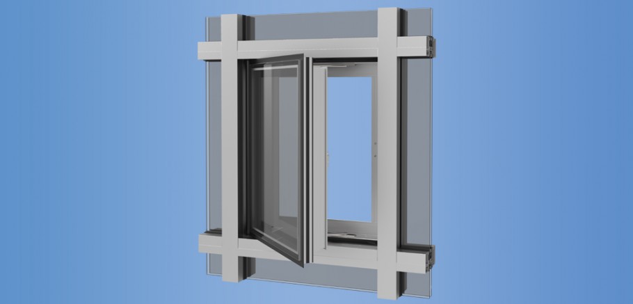 YES SSG TUH VENT - Thermally Broken, Impact Resistant Vent Window for Storefront and Curtain Wall