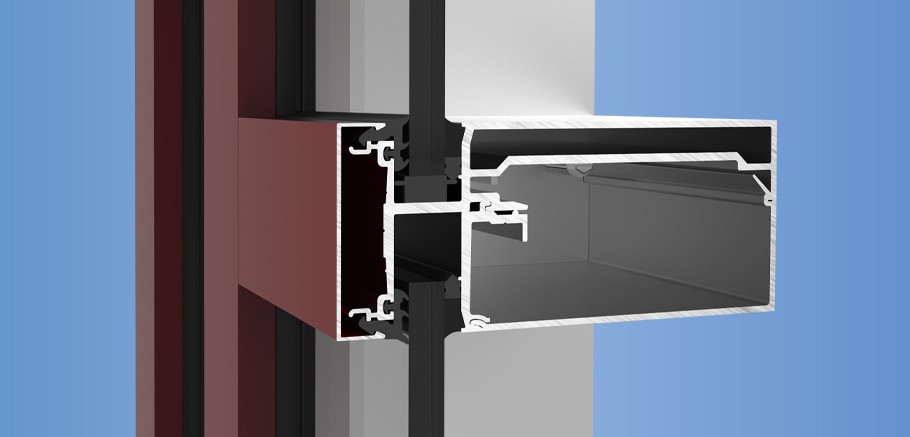 YHC 300 IG - Impact Resistant and Blast Mitigating, Inside Glazed Curtain Wall System