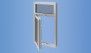 YOW 225 TU - Thermally Broken Operable Window for Insulating Glass thumb