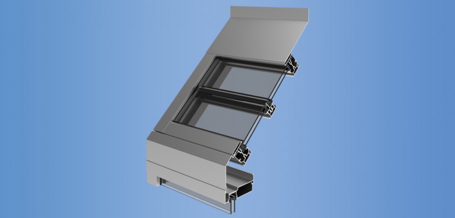 YSK 750 - Slope Glazed Framing System for Curtain Walls