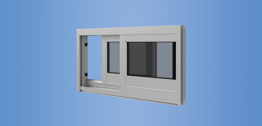 YSW 400 T - Thermally Broken Sliding Window for Monolithic and Insulating Glass