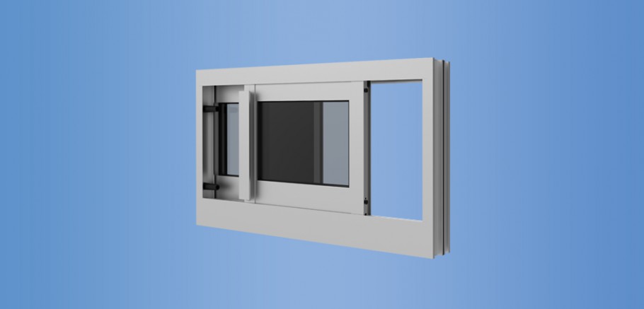 YSW 400 T - Thermally Broken Sliding Window for Monolithic and Insulating Glass