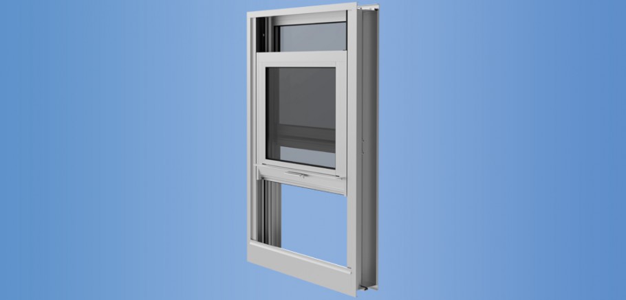 YVS 410 TU - Thermally Broken Side Loading Hung Window for Monolithic and Insulating Glass