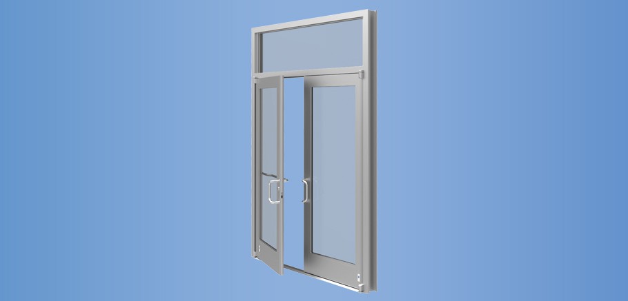 Model 35HL - Impact Resistant Medium Stile Low Pressure Entrance