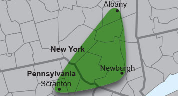 Northwest PA and New York