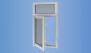 YOW 350 TUH - Thermally Broken and Impact Resistant Operable Window System for Insulating Glass thumb