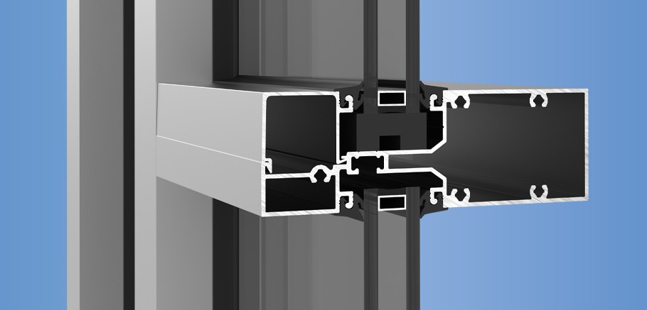 YES 60 FI - Flush Glazed Storefront System with Insulating Glass