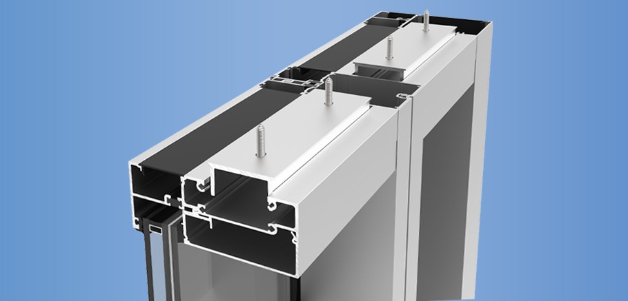 YHW 60 TU - Pre-Glazed, Thermally Broken, Impact Window Wall System with Optional Slab Edge and Cover