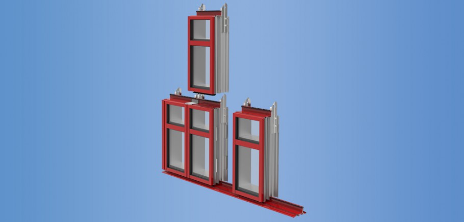 YCU 750 TU - Thermally Broken, Unitized Curtain Wall System