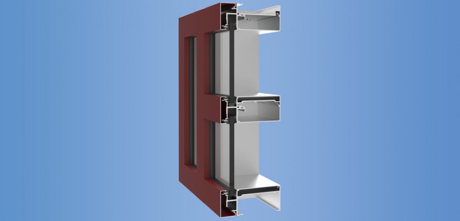 YHC 300 IG - Impact Resistant and Blast Mitigating, Inside Glazed Curtain Wall System