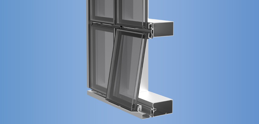 YHC 300 SSG Cassette - Impact Resistant, 4-Sided Structural Silicone Glazed Curtain Wall with Cassette Installation
