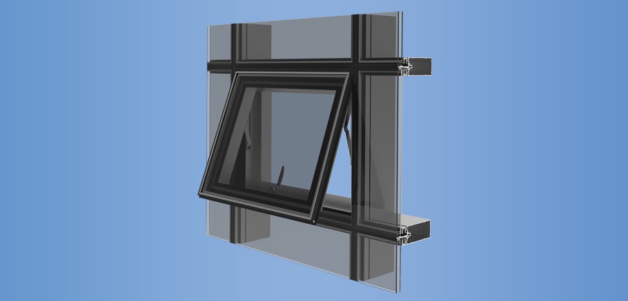 YOV SSG - Operable Vent for Structural Silicone Glazed Curtain Wall