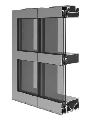 YWW 60 TU Silicone Structural Glazed Window Wall System