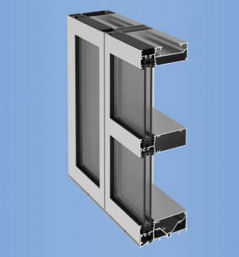 YWW 60 TU - Thermally Broken Window Wall System with Optional Slab Edge and Cover
