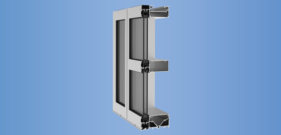 YWW 60 TU - Thermally Broken Window Wall System with Optional Slab Edge and Cover
