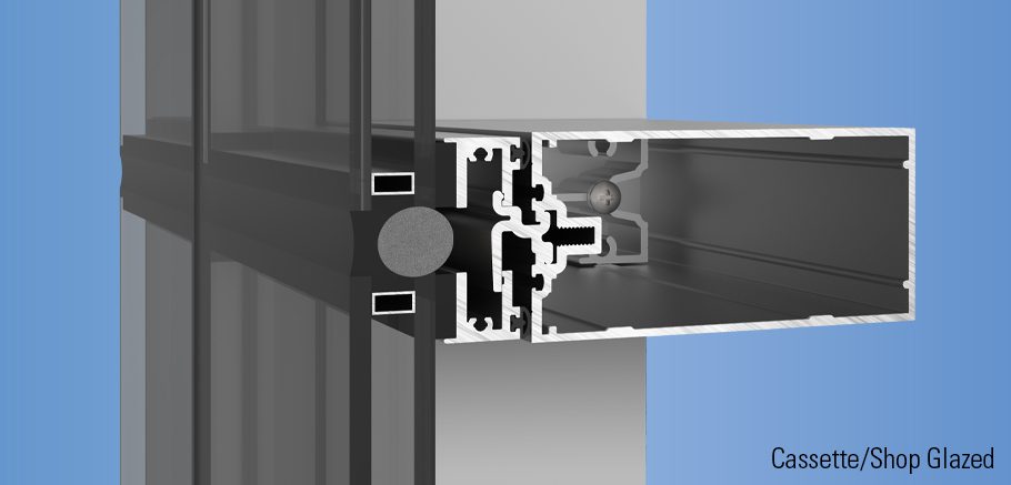 YCW 750 SSG - 2 and 4-Sided Structural Silicone Glazed Curtain Wall System