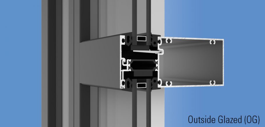 YWW 60 XT - Advanced Thermal Window Wall System with Optional Slab Edge and Cover