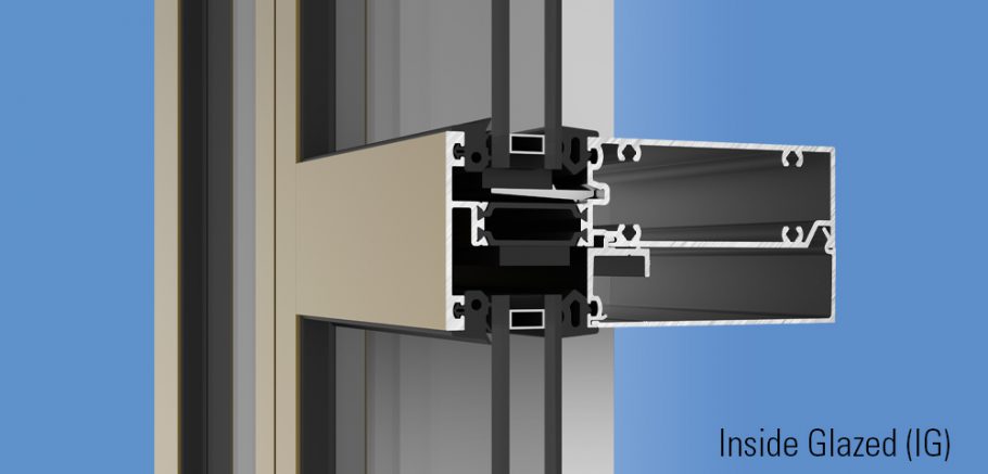 YWW 60 XT - Advanced Thermal Window Wall System with Optional Slab Edge and Cover