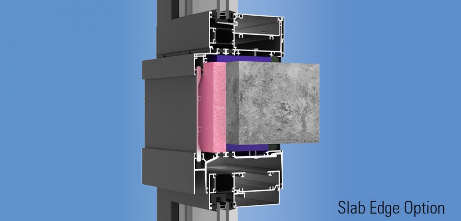 YWW 60 XT - Advanced Thermal Window Wall System with Optional Slab Edge and Cover