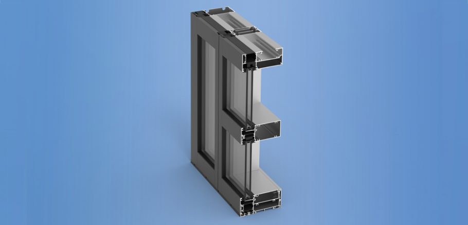 YWW 60 XT - Advanced Thermal Window Wall System with Optional Slab Edge and Cover