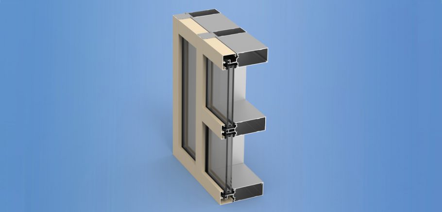 YCW 700 - Thermally Improved, Outside Glazed Curtain Wall System