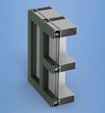 YCW 750 XT - High Performance Curtain Wall Featuring Dual Thermal Barriers