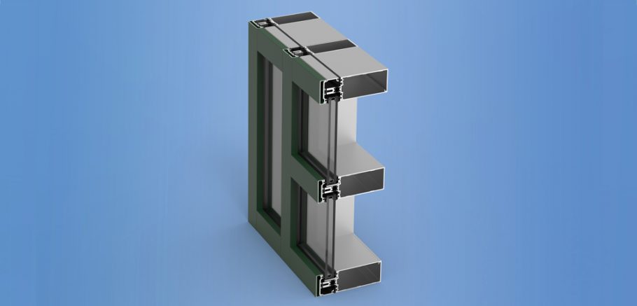 YCW 750 XT - High Performance Curtain Wall Featuring Dual Thermal Barriers