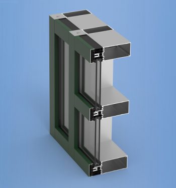 YCW 750 XTP - High Performance Curtain Wall Featuring Dual Thermal Barriers and Polyamide Pressure Plates