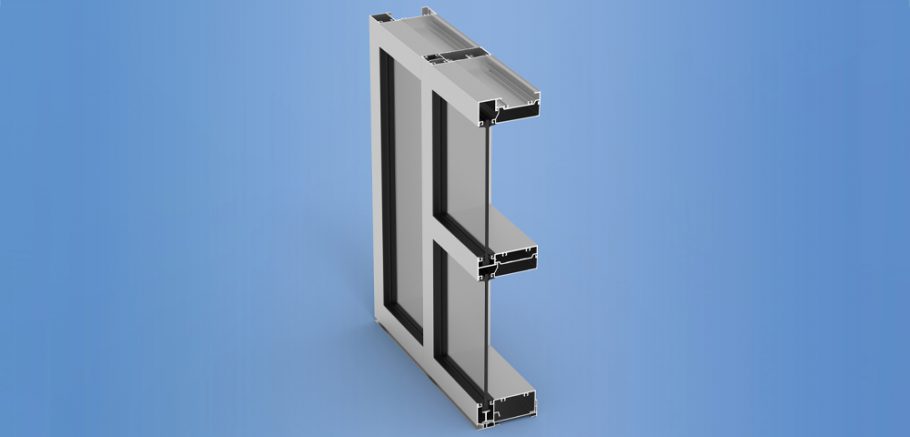 YWW 45 FS - High Performance, Flush Glazed Window Wall System