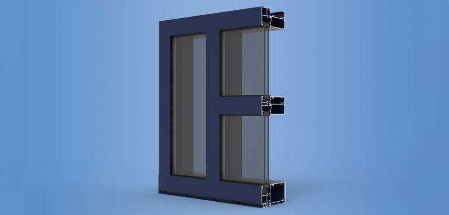 YWW 50 T - Thermally Broken Window Wall System with Optional Slab Edge and Cover