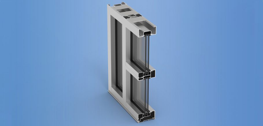 YES 45 FI - Center Set, Flush Glazed Storefront System with Insulating Glass