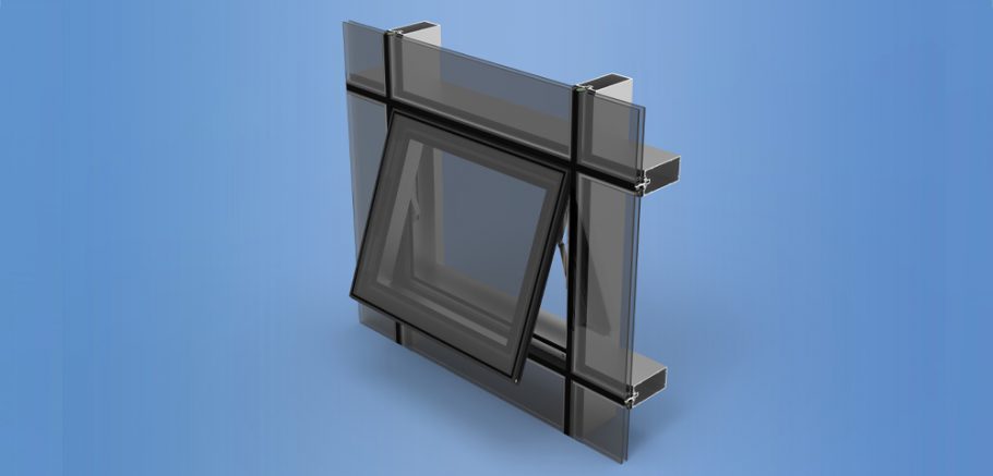 YOV SSG - Operable Vent for Structural Silicone Glazed Curtain Wall
