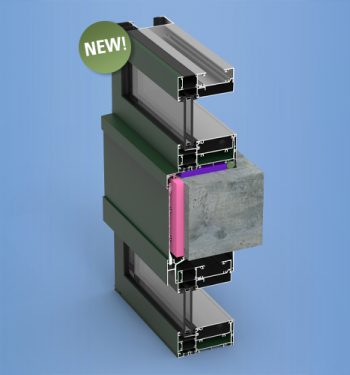 YWW 60 XT - Advanced Thermal Window Wall System with Optional Slab Edge and Cover