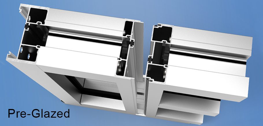 YHS 50 TU - Thermally Broken, Impact Resistant and Blast Mitigating Storefront System for Insulating Glass