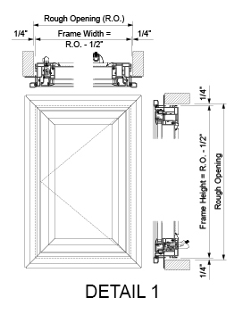 Rough Opening vs Actual Window Size