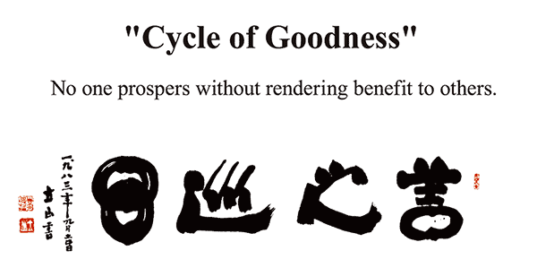 Goodliness Cycle of Goodness - PHILOSOPHY – Resources and | YKK AP