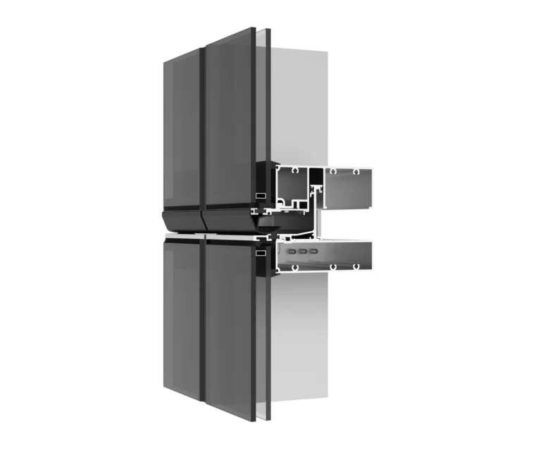 YKK window and door hardware with insulated aluminum frame system.