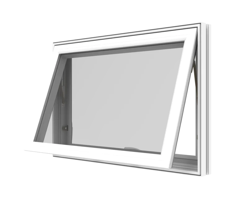 YKK window frame featuring durable double-glazed glass for energy efficiency.